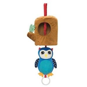 Lullaby Owl Musical Pull Activity Baby Toy by Manhattan Toy